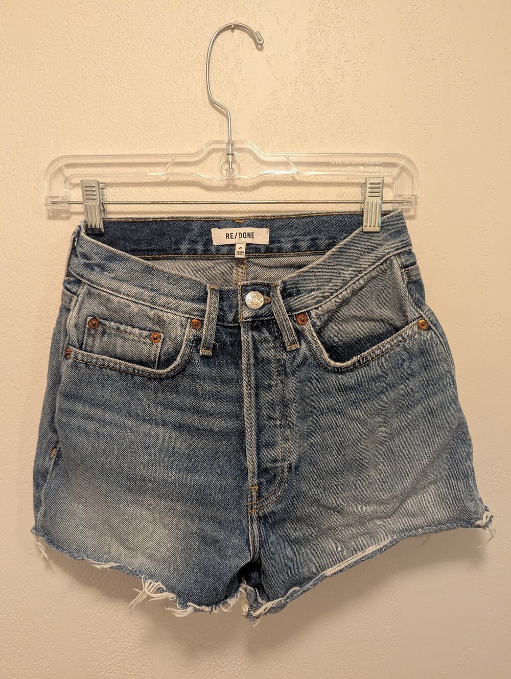 RE/DONE 70s High Rise Short, Light Vintage (SIZE 25)